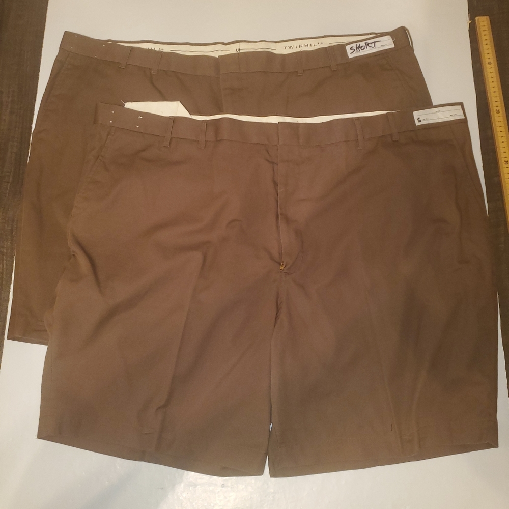 Twinhill Two (2) Pair Brown Work Shorts Size 54 UPS United Parcel Service